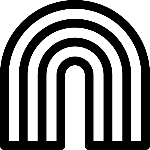 Rainbow forecast pride love icon