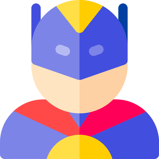 Superhero superhero avatar fly icon