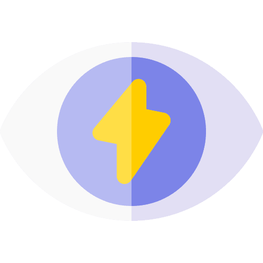 Vision superpower miscellaneous supervision icon
