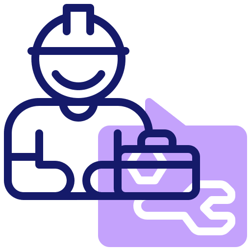 Plumber plumbing worker people icon