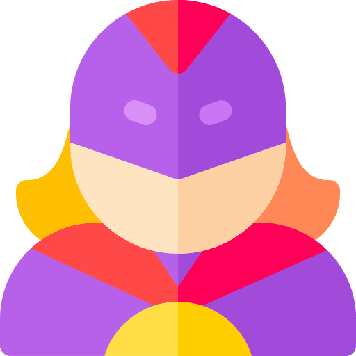 Superheroine avatar superheroine woman icon Superheroine avatar superheroine woman icon
