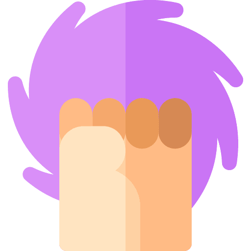Superpower autonomy hand punch icon Superpower autonomy hand punch icon