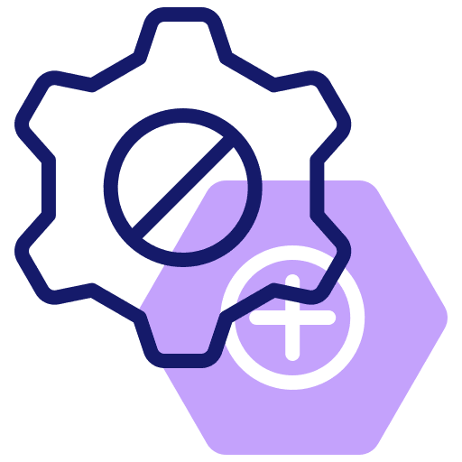 Gear construction and tools toolbox tool icon Gear construction and tools toolbox tool icon