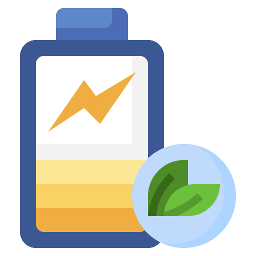 Battery sustainability eco friendly save energy icon Battery sustainability eco friendly save energy icon