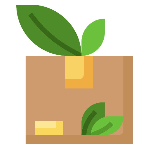 Eco friendly biodegradable sustainability leaf icon