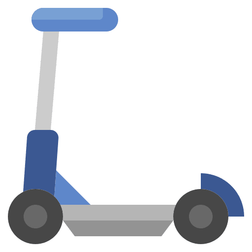 Kick scooter transport electric scooter kick scooter icon