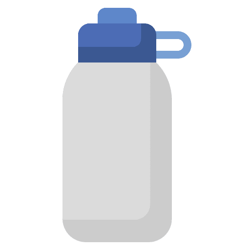 Water bottle hydration gym reuse icon
