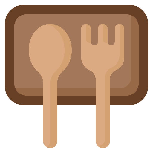 Wooden tableware food ecology and environment fork icon Wooden tableware food ecology and environment fork icon