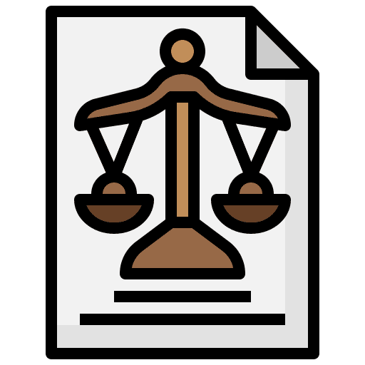 Court business gavel law icon Court business gavel law icon
