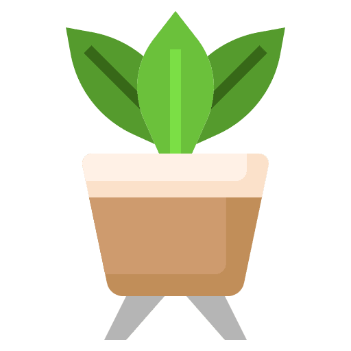 Plant pot leaf leaves icon Plant pot leaf leaves icon