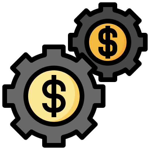 Money management setup money management business and finance icon Money management setup money management business and finance icon