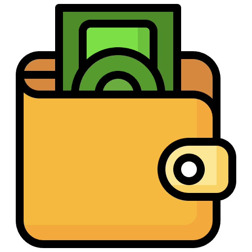 Wallet business and finance money wallet icon Wallet business and finance money wallet icon