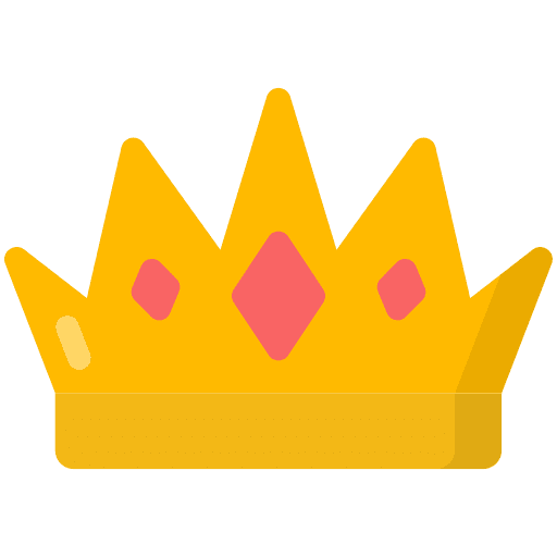 Crown royalty monarch crown icon