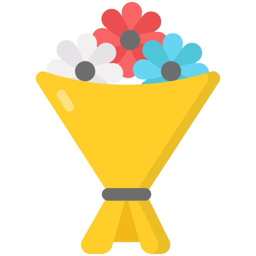 Bouquet love blossom bouquet icon Bouquet love blossom bouquet icon