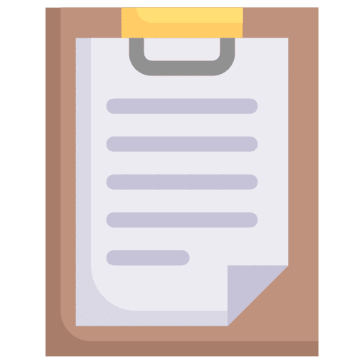 Clipboard files and folders survey report icon Clipboard files and folders survey report icon