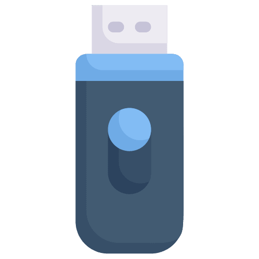Flash disk electronics pen drive memory icon