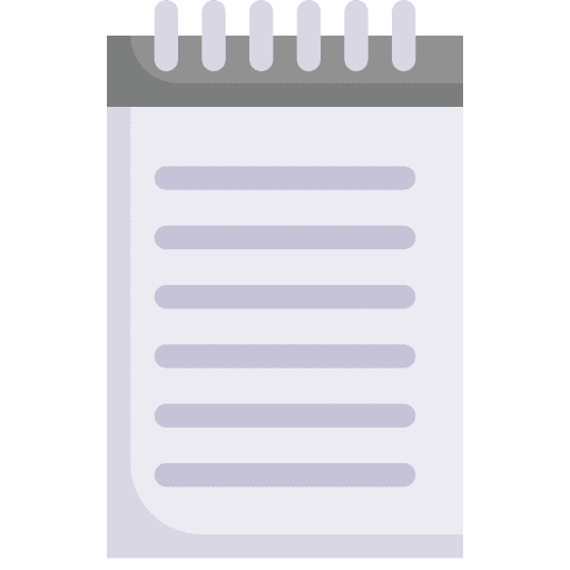 Notepad draft stationery notes icon Notepad draft stationery notes icon