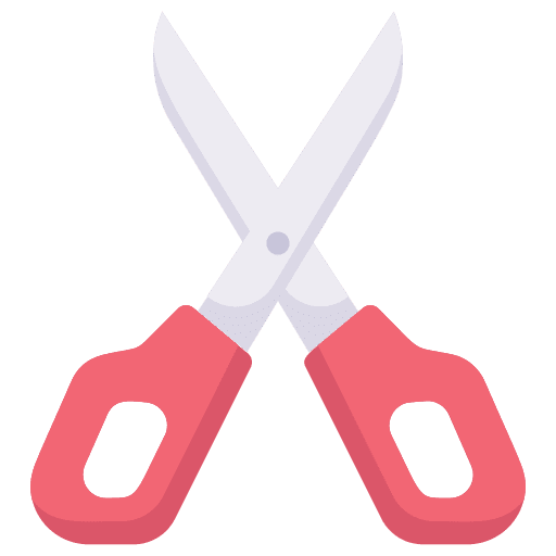 Scissors handcraft stationery school material icon Scissors handcraft stationery school material icon