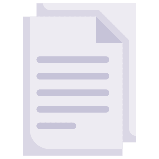 Paper office material education file icon Paper office material education file icon