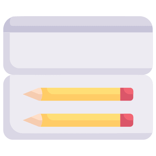 Pencil case pencil school material stationery icon Pencil case pencil school material stationery icon