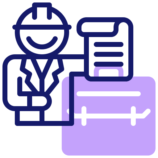 Engineer professions and jobs man job icon