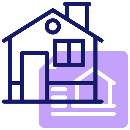 House home building architecture and city icon House home building architecture and city icon