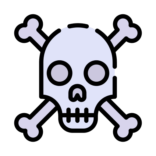 Skull emoji dead death icon