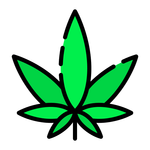 Marijuana cannabis nature drug icon Marijuana cannabis nature drug icon