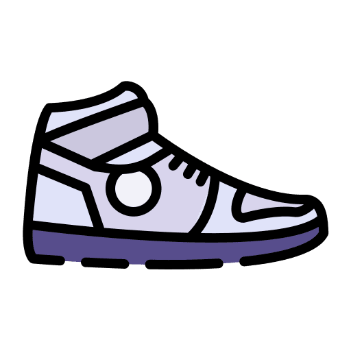 Sneakers trainers footwear retro icon Sneakers trainers footwear retro icon