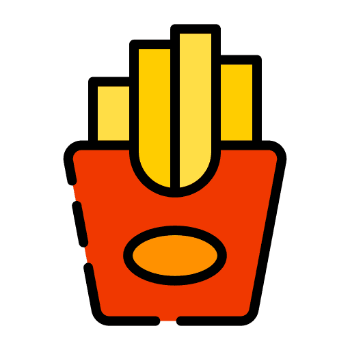 French fries food and restaurant fries food icon French fries food and restaurant fries food icon