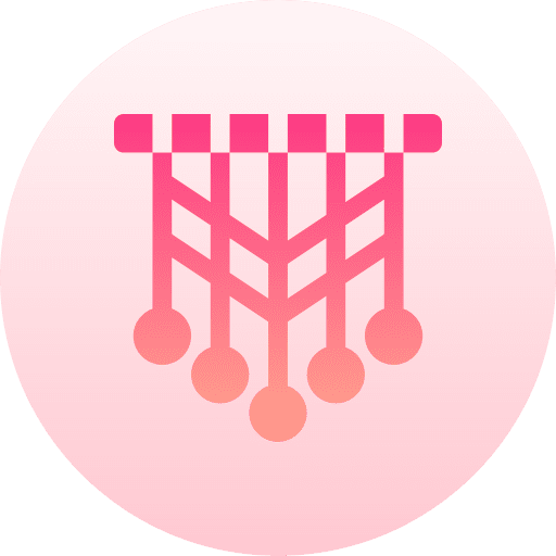 Macrame material fabric handcraft icon