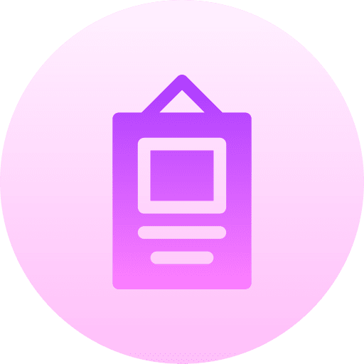 Poster announcement marketing ad icon