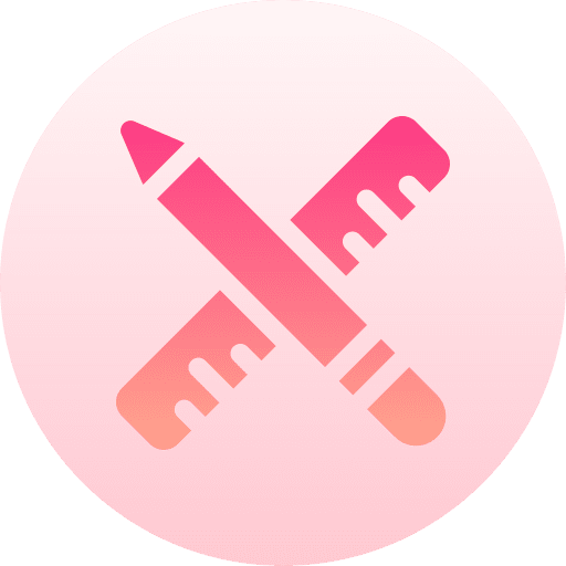 Ruler custom education tool icon