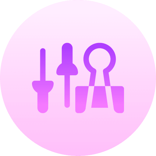 Binder clip attach education push pin icon Binder clip attach education push pin icon