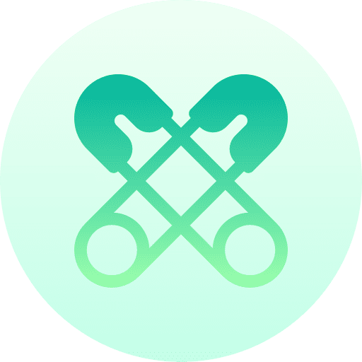 Safety pin kid and baby pin safety pin icon Safety pin kid and baby pin safety pin icon