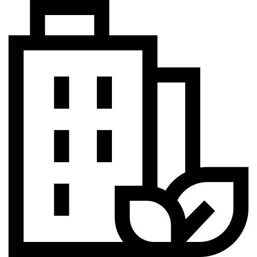 City city sustainable eco icon