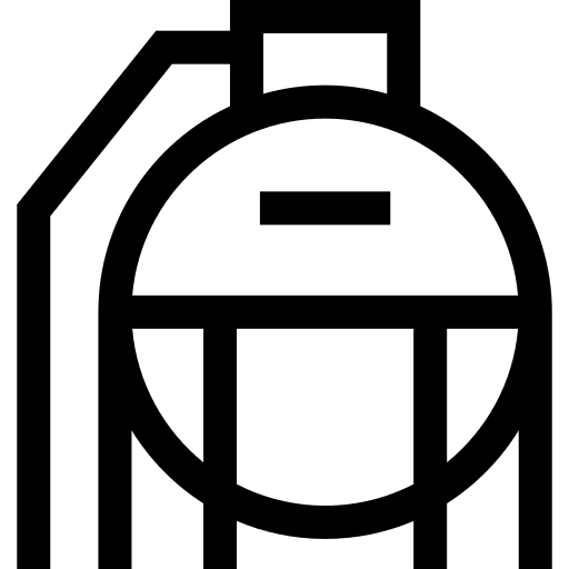 Gas tank industry tank energy icon
