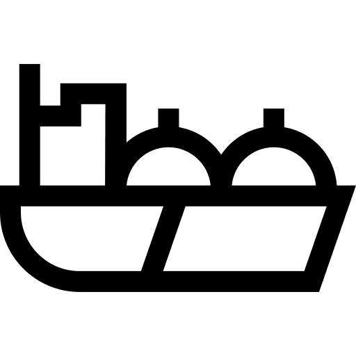 Lng liquified natural gas petroleum machine icon