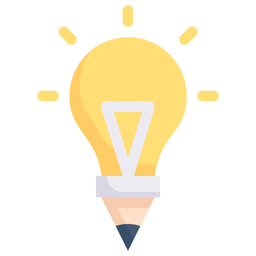 Creativity creativity art and design light bulb icon