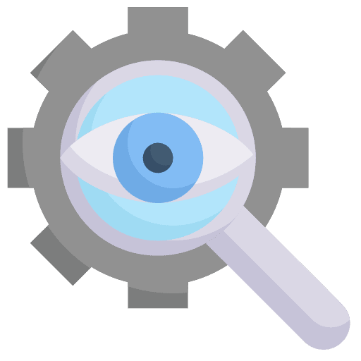 Analysis organization eye vision icon Analysis organization eye vision icon