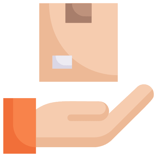 Delivery product box package icon