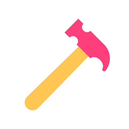 Hammer home repair construction and tools improvement icon