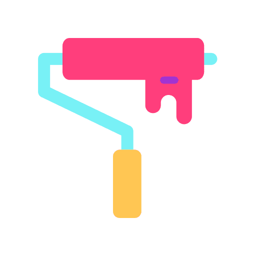Painting edit tools roller paint icon
