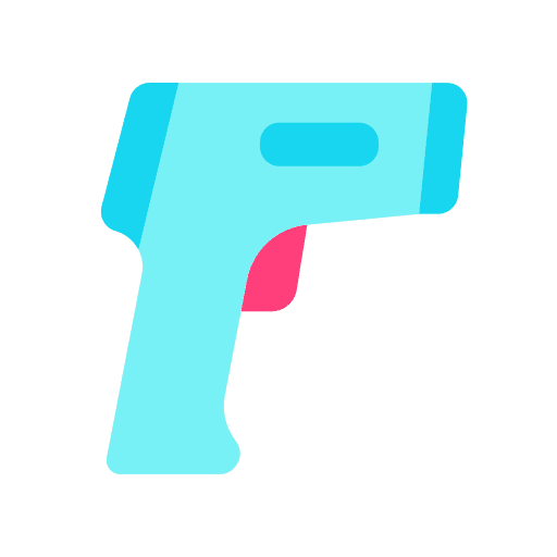 Pyrometer machine brake construction and tools icon