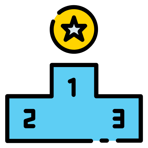 Podium best position winners icon Podium best position winners icon