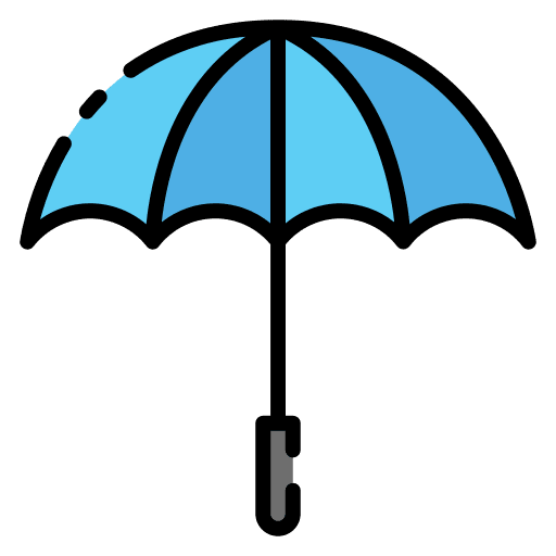 Umbrella tools and utensils weather umbrellas icon Umbrella tools and utensils weather umbrellas icon
