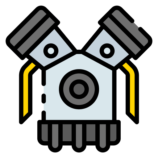 Car engine electronics engineering analysis icon Car engine electronics engineering analysis icon