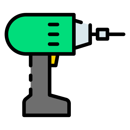 Driller hand drill improvement work tools icon Driller hand drill improvement work tools icon