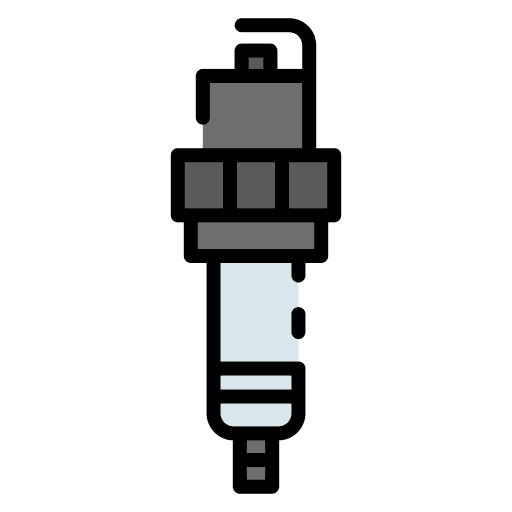 Spark plug auto repair transportation icon Spark plug auto repair transportation icon