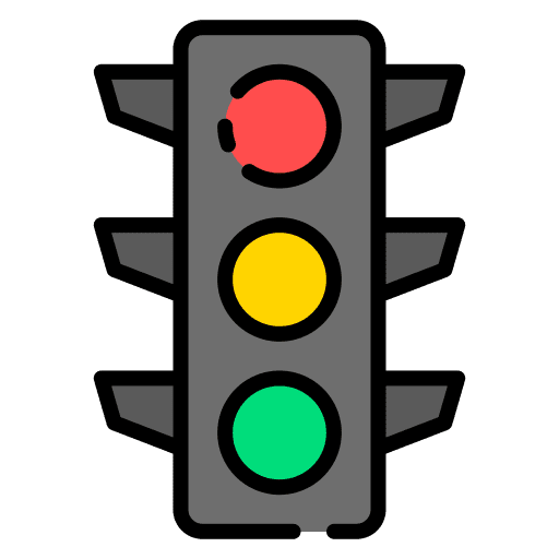 Traffic light stop light signaling traffic light icon Traffic light stop light signaling traffic light icon